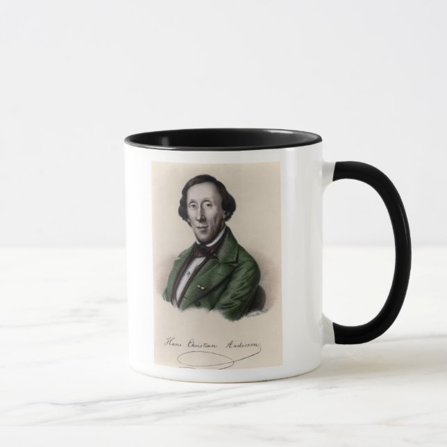 Portrait of Hans Christian Andersen Mug (Right)