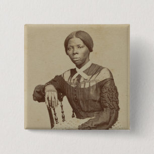 Portrait of Harriet Tubman 1868-69 15 Cm Square Badge