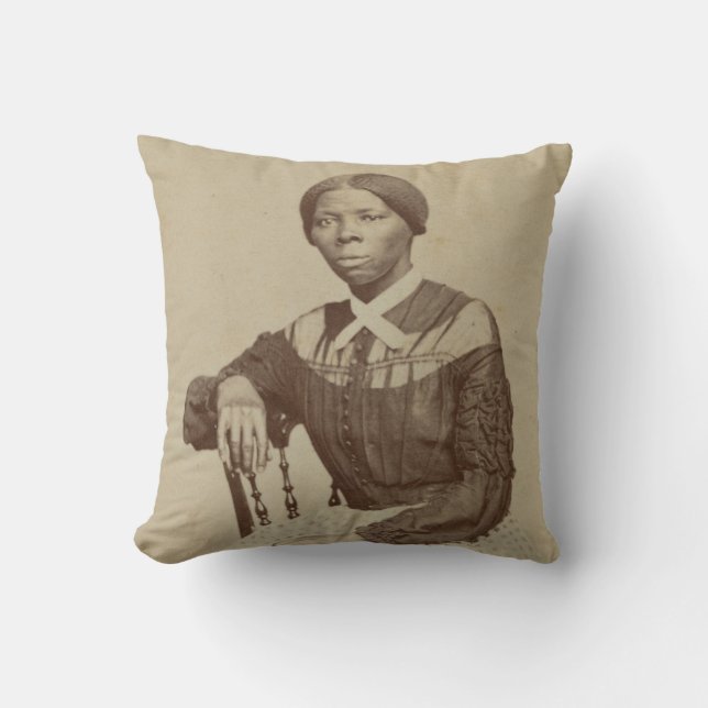 Portrait of Harriet Tubman | 1868-69 Cushion (Front)