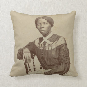 Portrait of Harriet Tubman 1868-69 Cushion