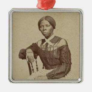 Portrait of Harriet Tubman 1868-69 Metal Ornament