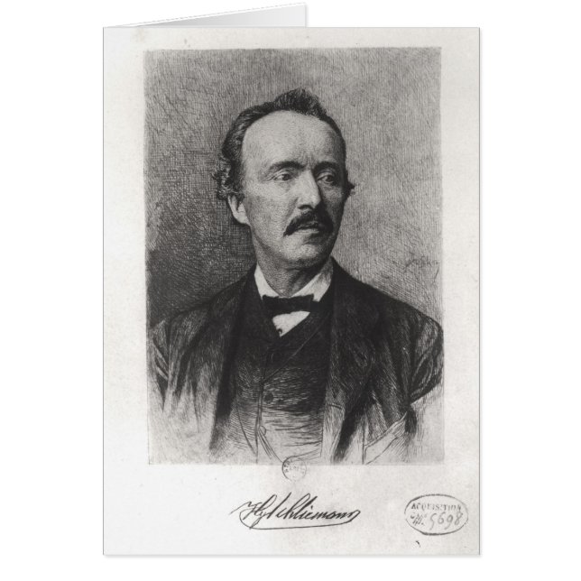 Portrait of Heinrich Schliemann (Front)