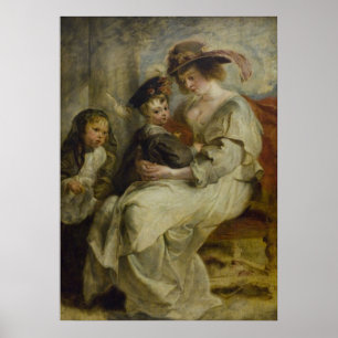 Portrait of Hélène Fourment Poster