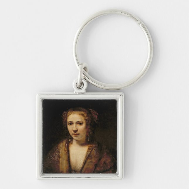 Portrait of Hendrikje Stoffels Key Ring (Front)
