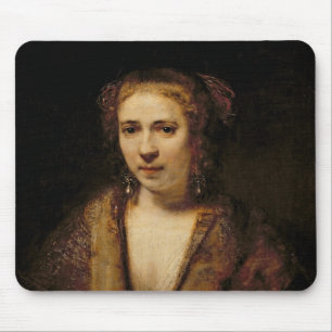 Portrait of Hendrikje Stoffels Mouse Pad