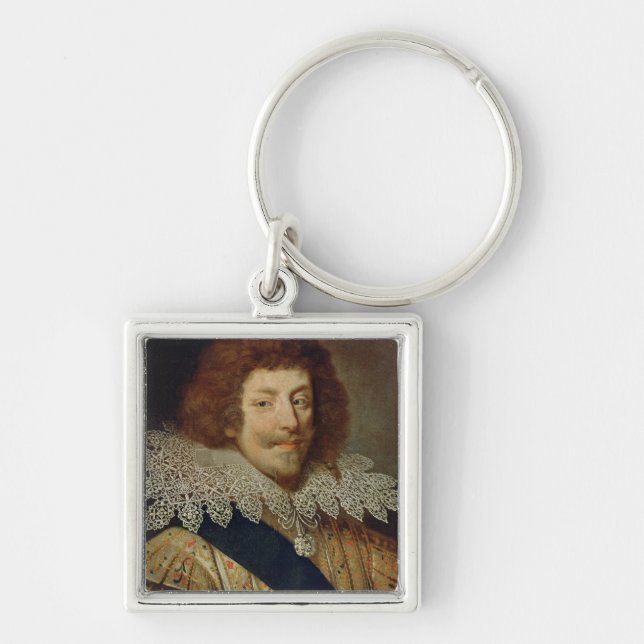 Portrait of Henri  Duke of Montmorency Key Ring (Front)
