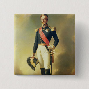Portrait of Henri-Eugene-Philippe-Louis 15 Cm Square Badge