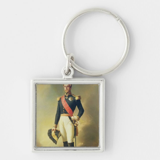 Portrait of Henri-Eugene-Philippe-Louis Key Ring (Front)