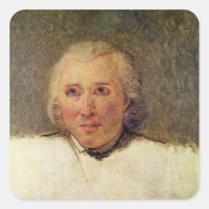 Portrait of Henri Gregoire Square Sticker