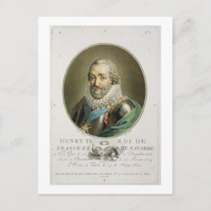 Portrait of Henri IV, King of France and Navarre ( Postcard