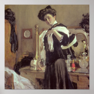 Portrait of Henrietta Hirshmann , 1907 Poster