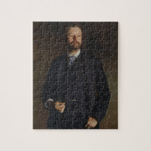 Portrait of Henry Cabot Lodge by JS Sargent Jigsaw Puzzle