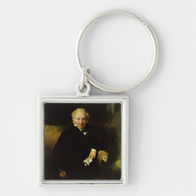 Portrait of Henry Fuseli Key Ring (Front)