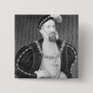 Portrait of Henry Grey 15 Cm Square Badge