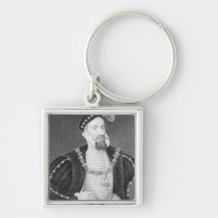 Portrait of Henry Grey Key Ring