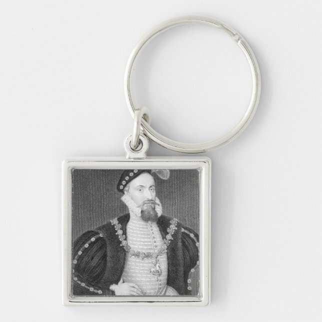 Portrait of Henry Grey Key Ring (Front)