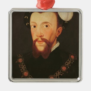 Portrait of Henry Howard, 1546 Metal Ornament