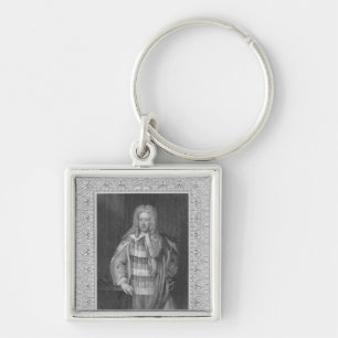 Portrait of Henry St. John Viscount Bolingbroke Key Ring