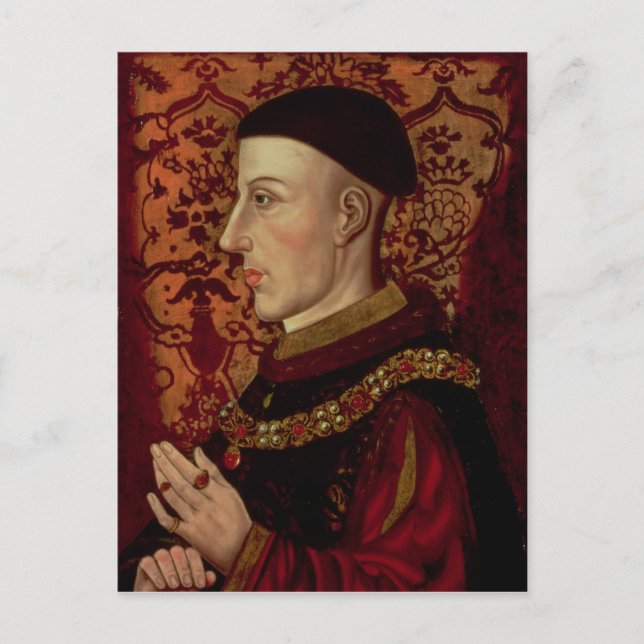 Portrait of Henry V Postcard (Front)