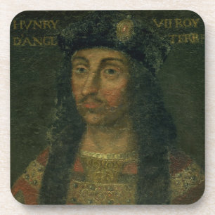 Portrait of Henry VII (1457-1509) (oil on panel) Coaster