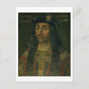 Portrait of Henry VII (1457-1509) (oil on panel) Postcard