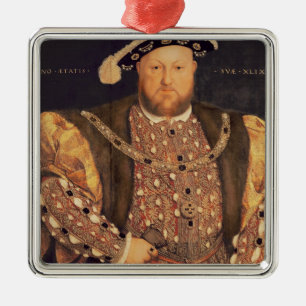 Portrait of Henry VIII aged 49, 1540 Metal Ornament