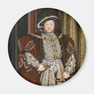 Portrait of Henry VIII by Hans Holbein the Younger Magnet