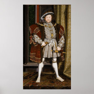 Portrait of Henry VIII by Hans Holbein the Younger Poster