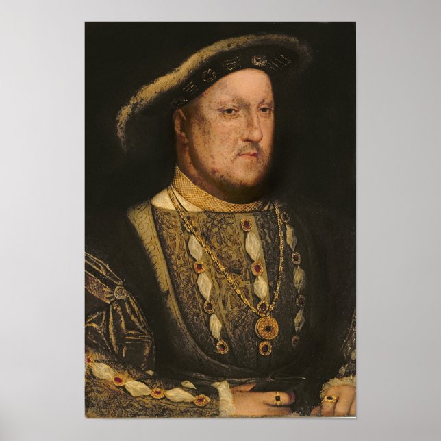 Portrait of Henry VIII  c.1536 Poster (Front)