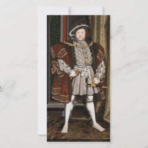 Portrait of Henry VIII (Hans Holbein the Younger) Card