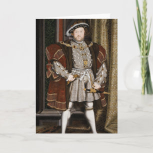 Portrait of Henry VIII (Hans Holbein the Younger) Card