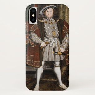 Portrait of Henry VIII (Hans Holbein the Younger) iPhone X Case