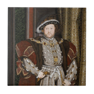 Portrait of Henry VIII (Hans Holbein the Younger) Ceramic Tile