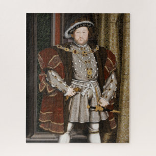 Portrait of Henry VIII (Hans Holbein the Younger) Jigsaw Puzzle