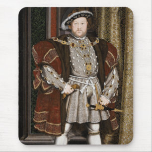 Portrait of Henry VIII (Hans Holbein the Younger) Mouse Pad