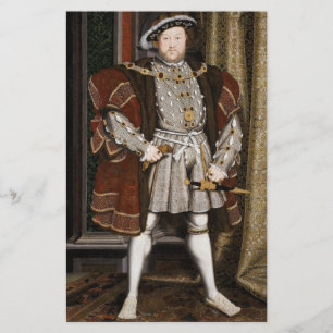 Portrait of Henry VIII (Hans Holbein the Younger) Stationery