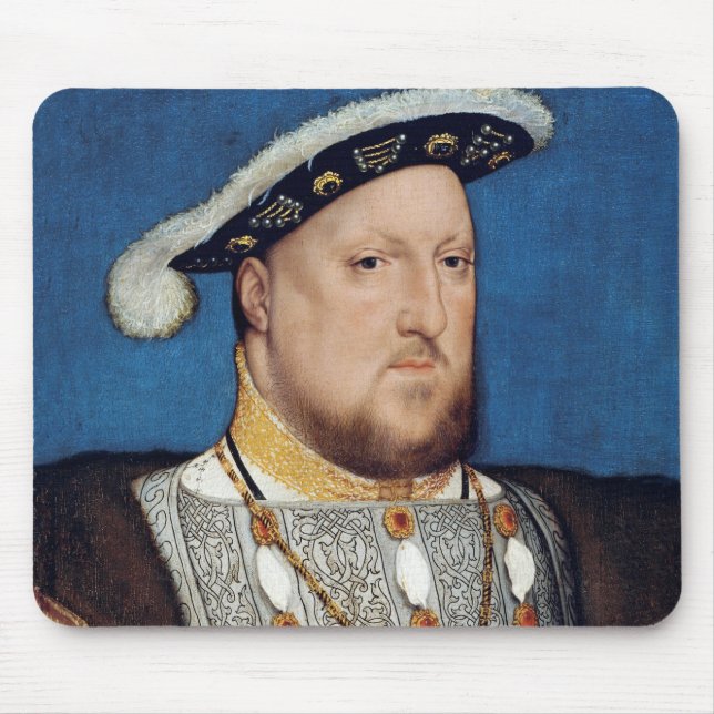 Portrait of Henry VIII of England, Holbein Mouse Pad (Front)