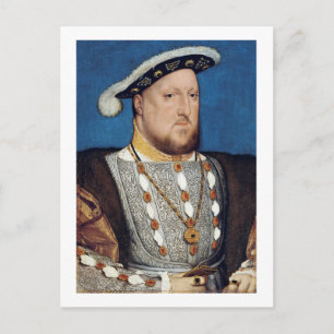 Portrait of Henry VIII of England, Holbein Postcard