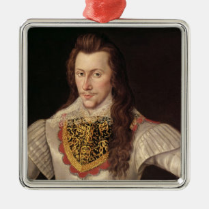 Portrait of Henry Wriothesley  3rd Earl Metal Ornament