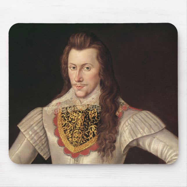 Portrait of Henry Wriothesley  3rd Earl Mouse Pad (Front)
