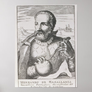 Portrait of Hernando de Magallanes Poster