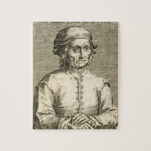 Portrait of Hieronymus Bosch (c.1450-1516) plate 3 Jigsaw Puzzle