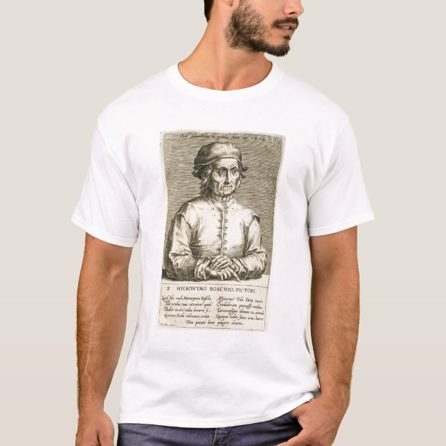 Portrait of Hieronymus Bosch (c.1450-1516) plate 3 T-Shirt (Front)