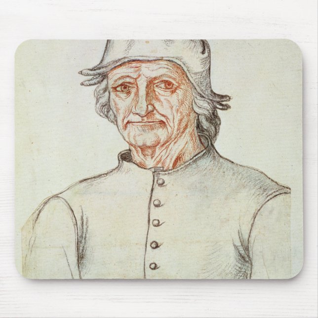 Portrait of Hieronymus Bosch Mouse Pad (Front)