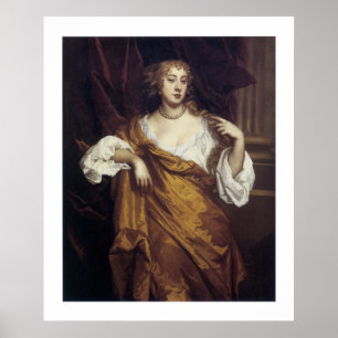 Portrait of Hon. Mary Wharton Poster