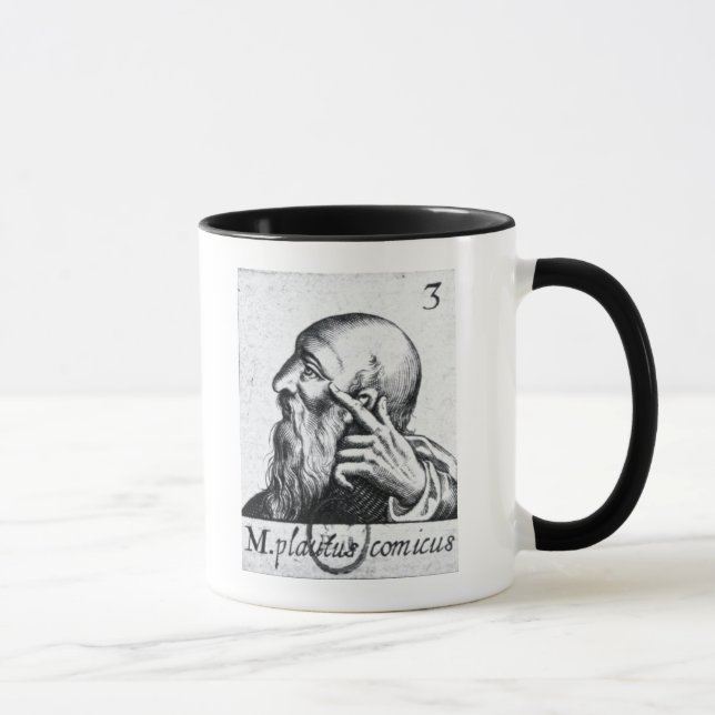 Portrait of Horace portrait of Scipio Mug (Right)