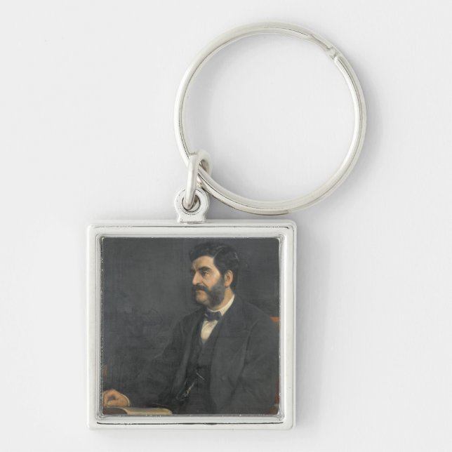 Portrait of Hormuzd Rassam, 1869 Key Ring (Front)