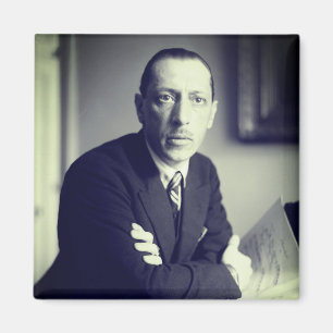 Portrait of Igor Stravinsky Magnet