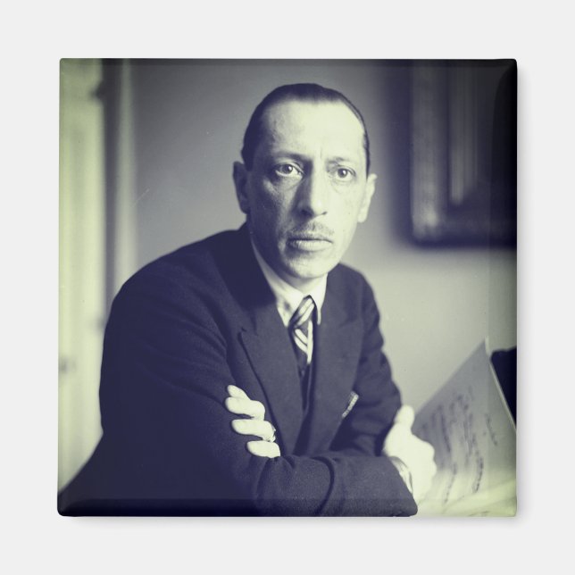 Portrait of Igor Stravinsky Magnet (Front)