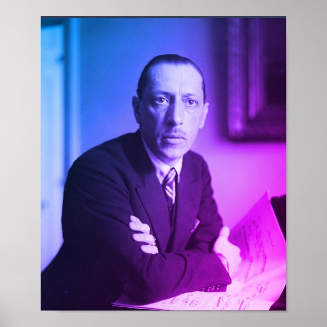 Portrait of Igor Stravinsky Poster (Front)